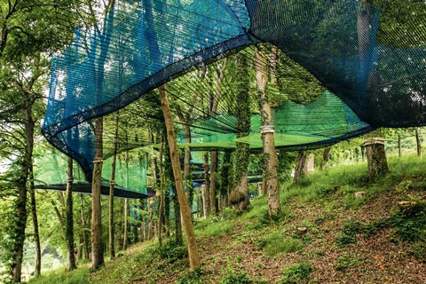 Un parcours immense en pleine nature