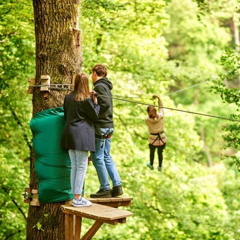 Parcours aventure en tyrolienne, Côtes d'Armor